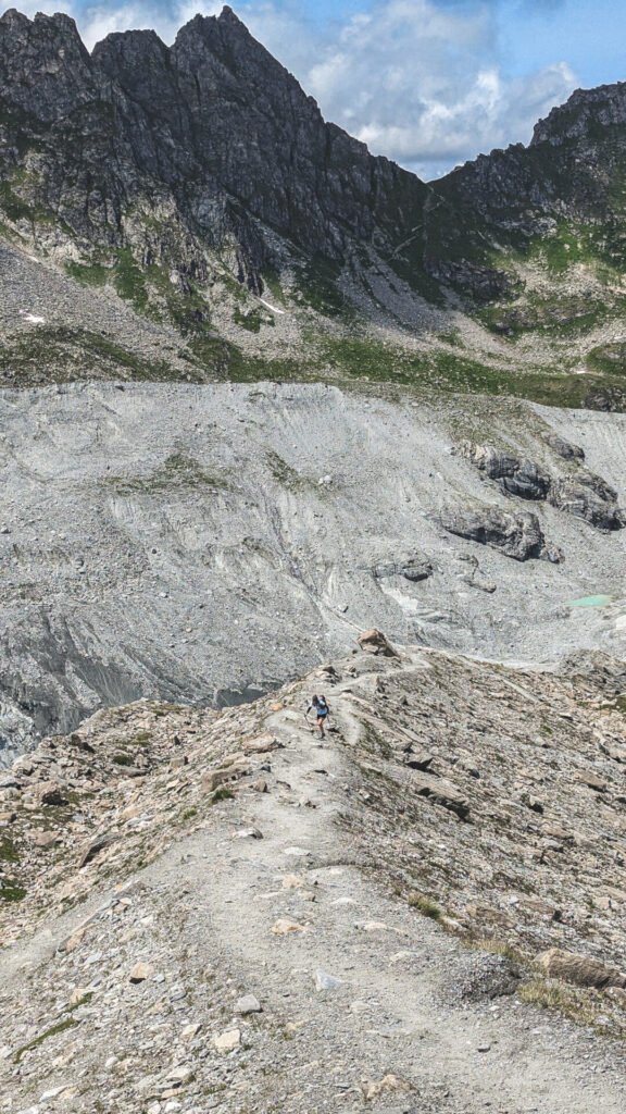montée cabane panossière